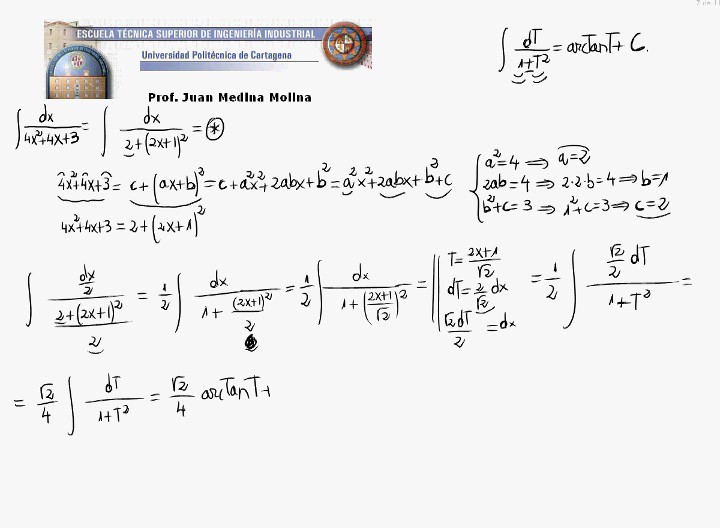 Captura videotutorial matematicas