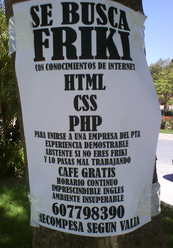 se busca friki